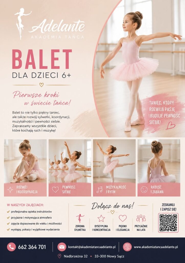 Rusząją Zapisy na Balet dla Dzieci (6+)